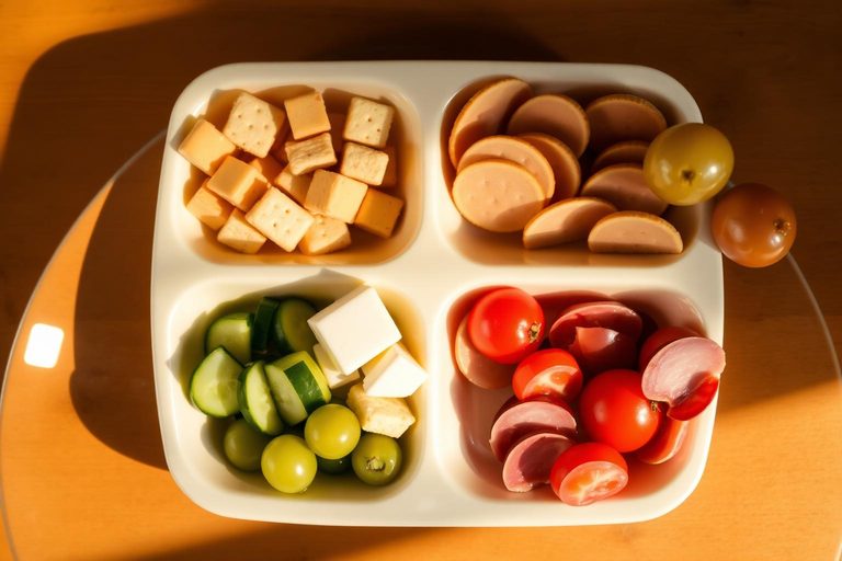 Illustration of DIY Snack Plate